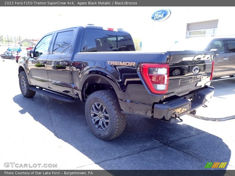 Agate Black Metallic / Black/Bronze 2023 Ford F150 Tremor SuperCrew 4x4