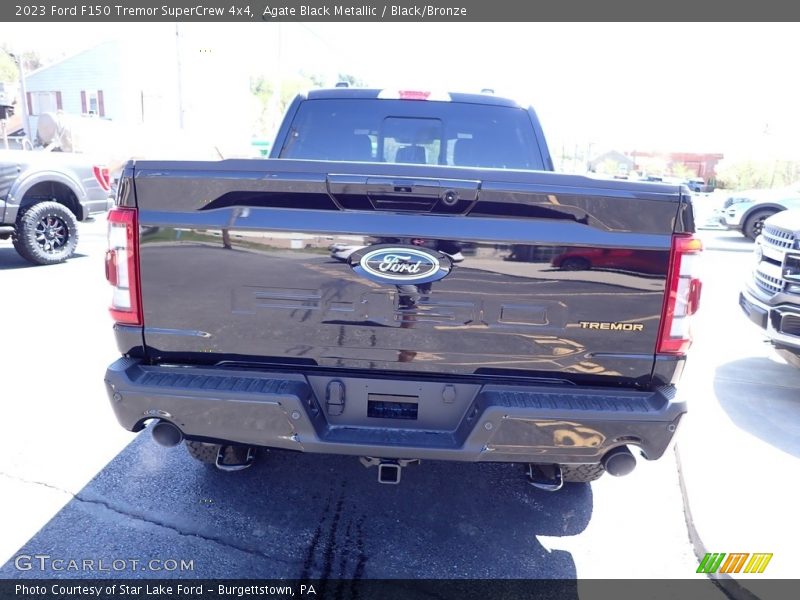 Agate Black Metallic / Black/Bronze 2023 Ford F150 Tremor SuperCrew 4x4