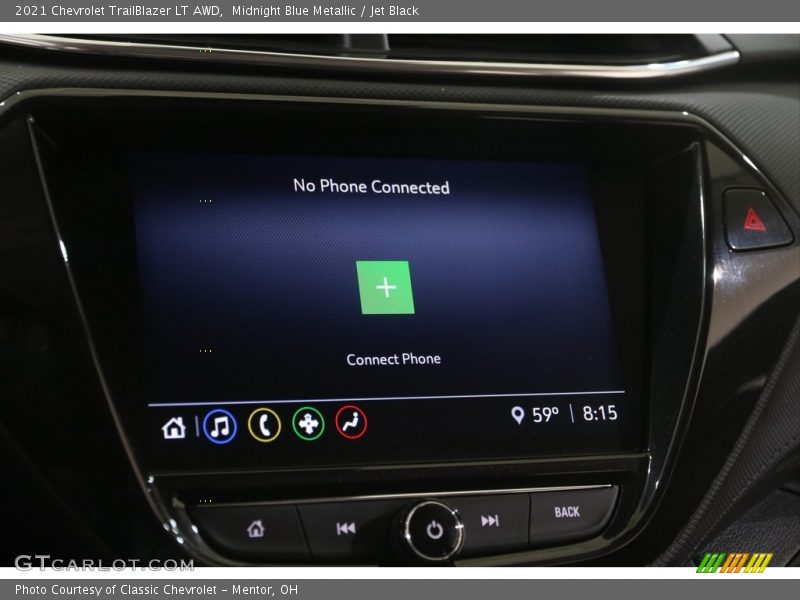 Midnight Blue Metallic / Jet Black 2021 Chevrolet TrailBlazer LT AWD