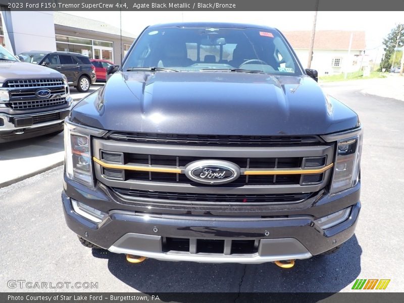 Agate Black Metallic / Black/Bronze 2023 Ford F150 Tremor SuperCrew 4x4
