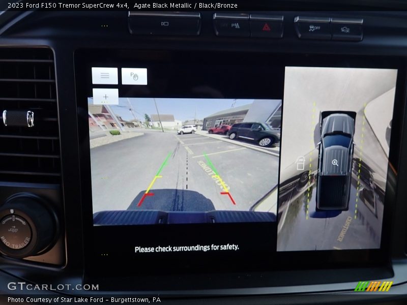 Agate Black Metallic / Black/Bronze 2023 Ford F150 Tremor SuperCrew 4x4