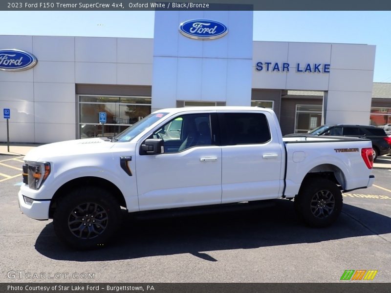 Oxford White / Black/Bronze 2023 Ford F150 Tremor SuperCrew 4x4