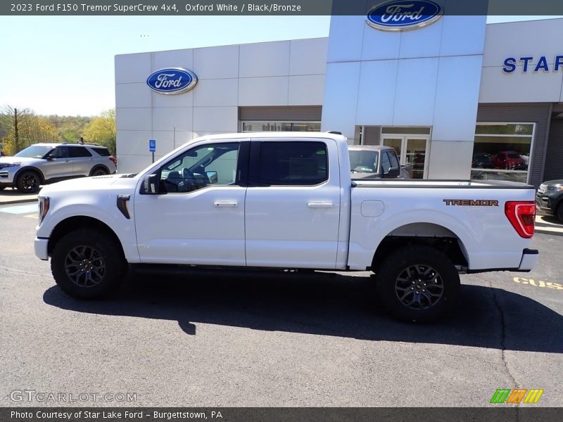 Oxford White / Black/Bronze 2023 Ford F150 Tremor SuperCrew 4x4