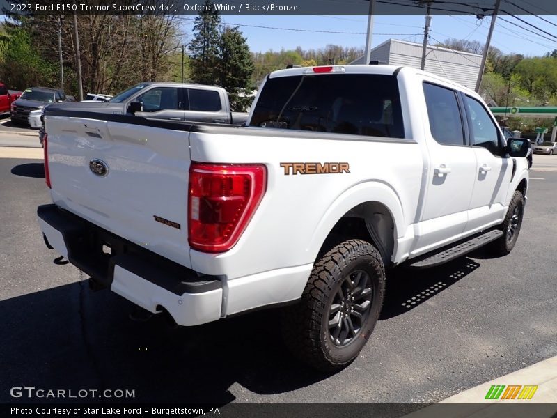 Oxford White / Black/Bronze 2023 Ford F150 Tremor SuperCrew 4x4