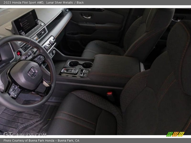 Lunar Silver Metallic / Black 2023 Honda Pilot Sport AWD