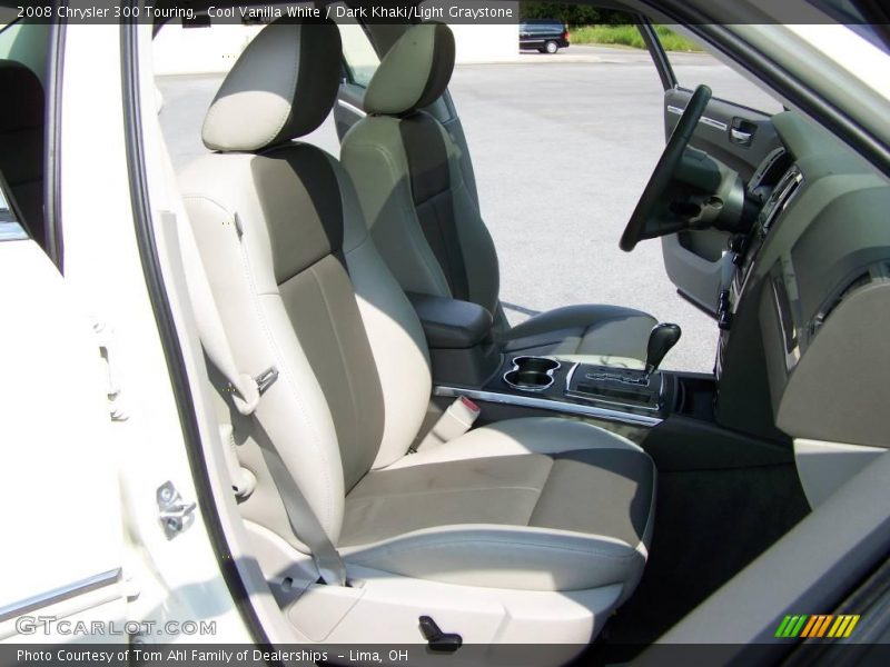 Cool Vanilla White / Dark Khaki/Light Graystone 2008 Chrysler 300 Touring