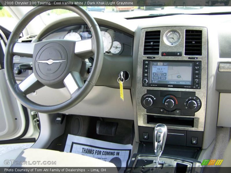 Cool Vanilla White / Dark Khaki/Light Graystone 2008 Chrysler 300 Touring