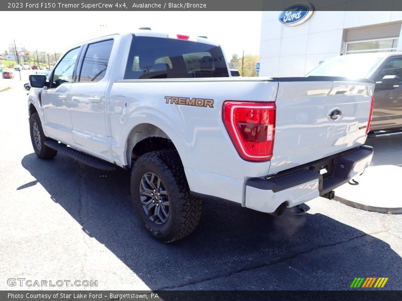Avalanche / Black/Bronze 2023 Ford F150 Tremor SuperCrew 4x4
