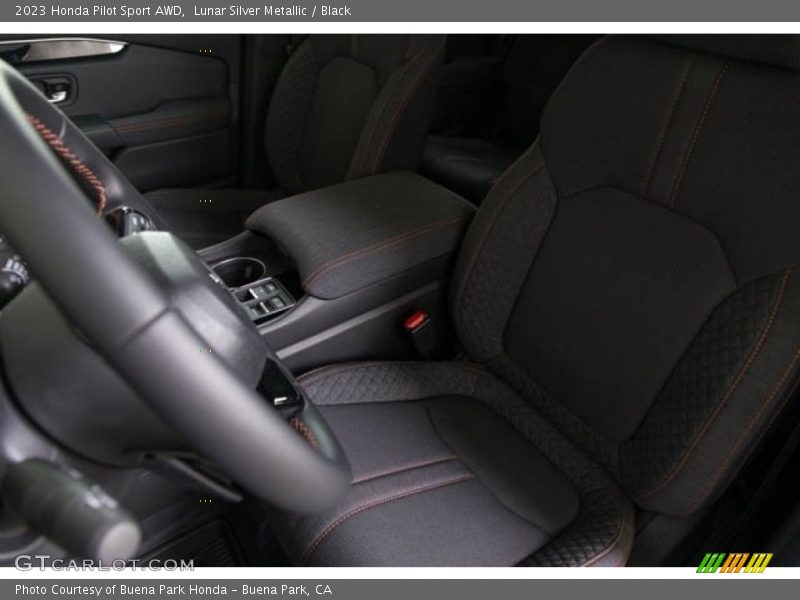 Lunar Silver Metallic / Black 2023 Honda Pilot Sport AWD