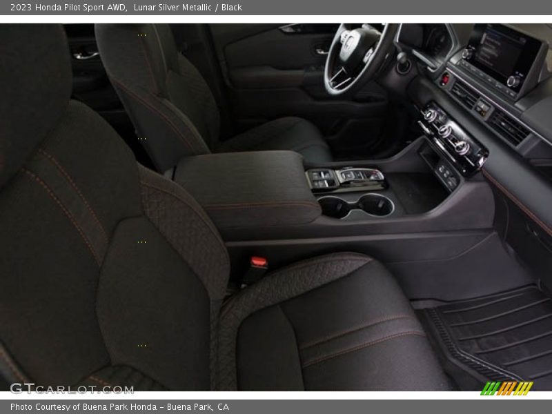 Lunar Silver Metallic / Black 2023 Honda Pilot Sport AWD