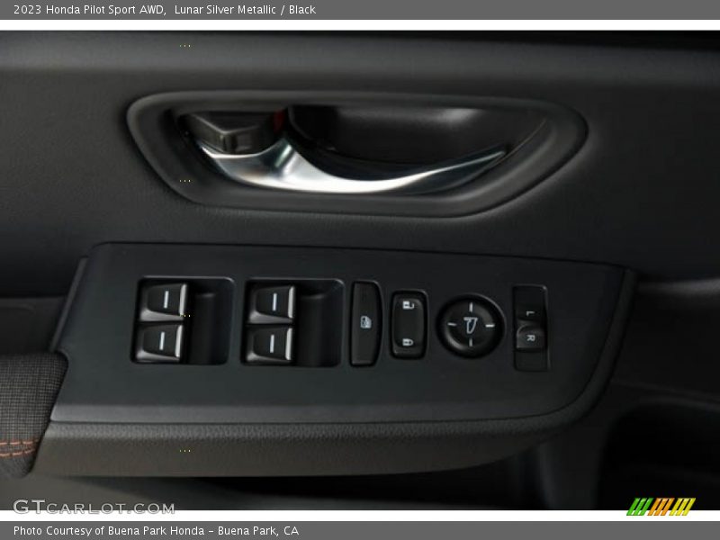 Lunar Silver Metallic / Black 2023 Honda Pilot Sport AWD