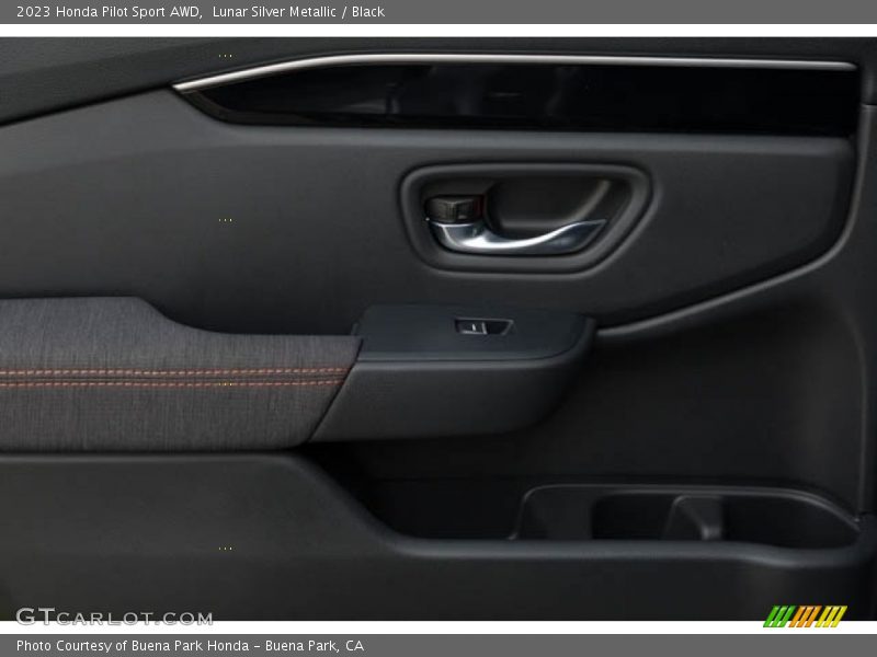 Lunar Silver Metallic / Black 2023 Honda Pilot Sport AWD