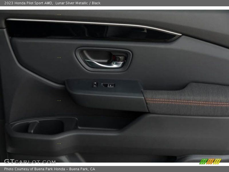Lunar Silver Metallic / Black 2023 Honda Pilot Sport AWD