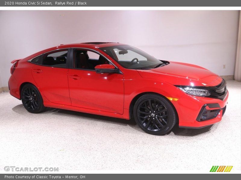 Rallye Red / Black 2020 Honda Civic Si Sedan
