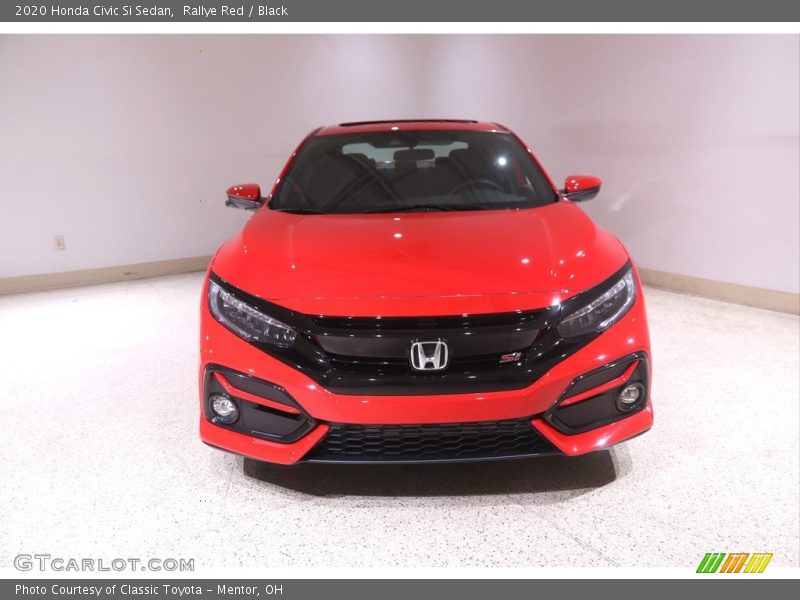 Rallye Red / Black 2020 Honda Civic Si Sedan