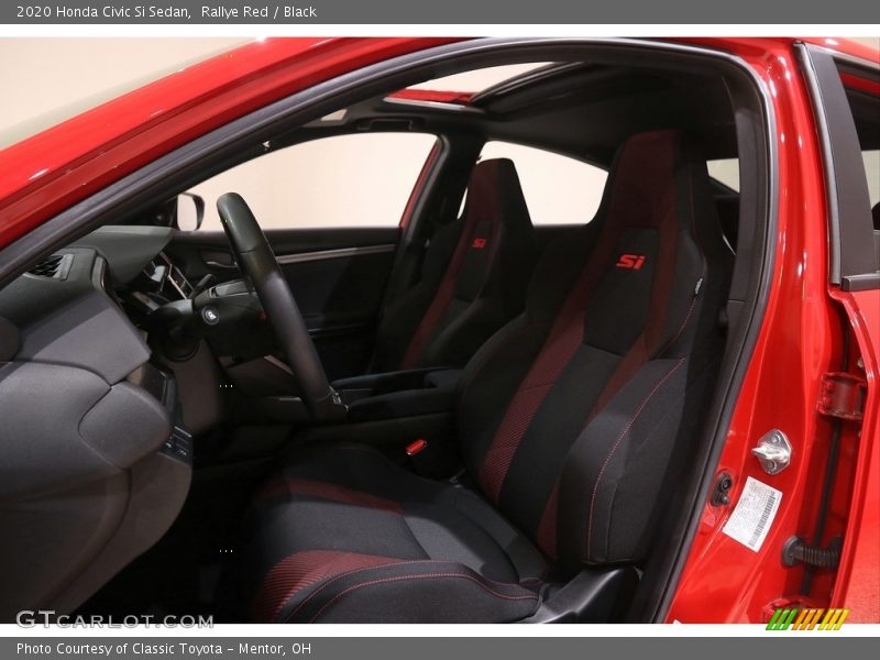 Rallye Red / Black 2020 Honda Civic Si Sedan