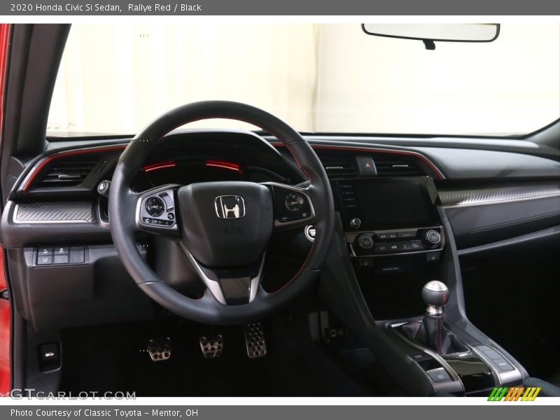 Rallye Red / Black 2020 Honda Civic Si Sedan
