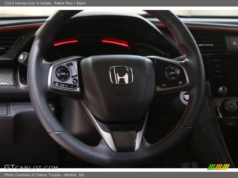Rallye Red / Black 2020 Honda Civic Si Sedan