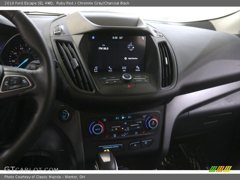Ruby Red / Chromite Gray/Charcoal Black 2019 Ford Escape SEL 4WD