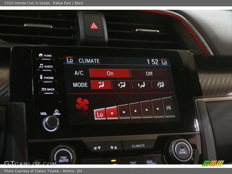 Rallye Red / Black 2020 Honda Civic Si Sedan