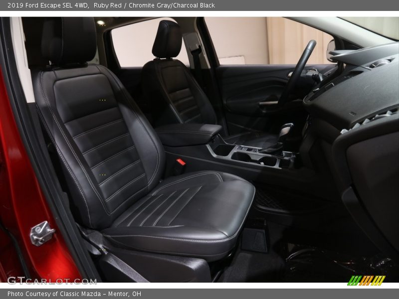Ruby Red / Chromite Gray/Charcoal Black 2019 Ford Escape SEL 4WD