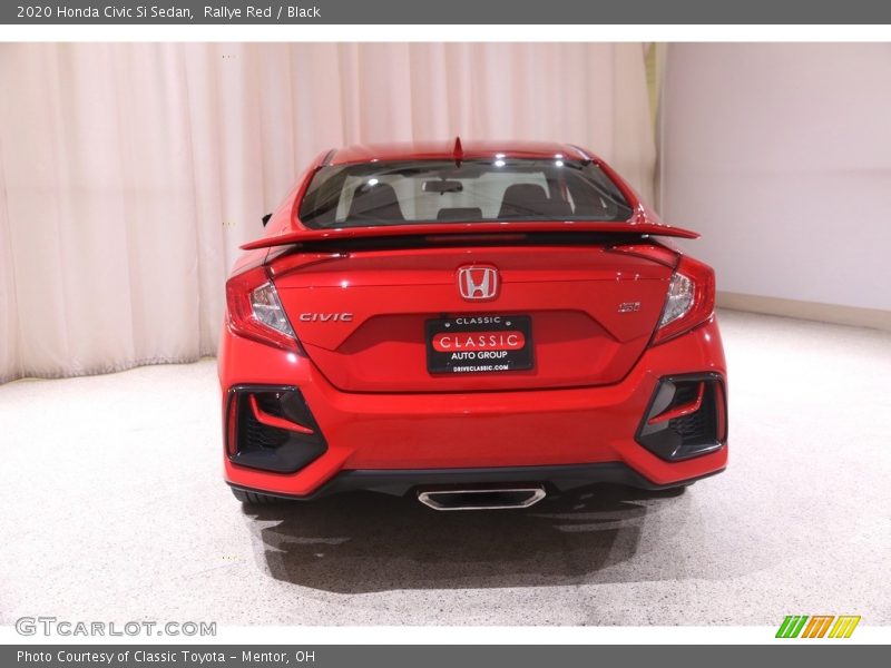 Rallye Red / Black 2020 Honda Civic Si Sedan