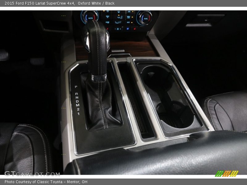 Oxford White / Black 2015 Ford F150 Lariat SuperCrew 4x4