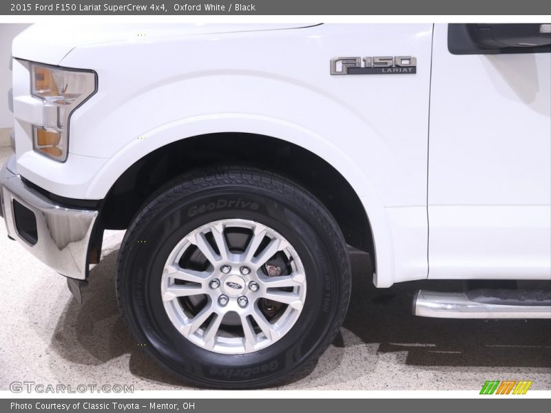 Oxford White / Black 2015 Ford F150 Lariat SuperCrew 4x4