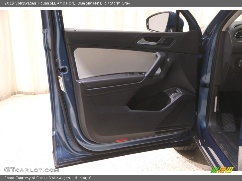 Blue Silk Metallic / Storm Gray 2019 Volkswagen Tiguan SEL 4MOTION