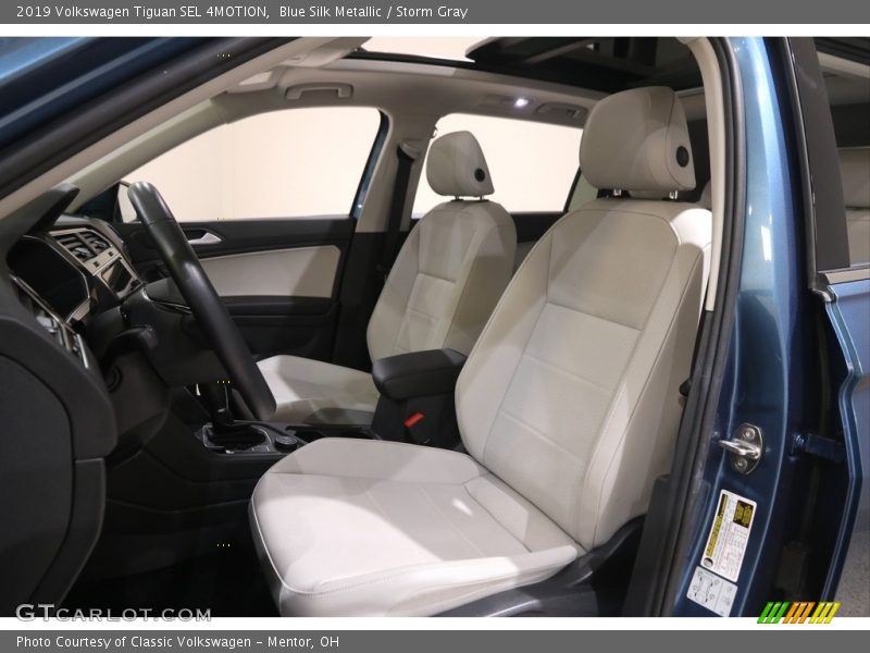 Blue Silk Metallic / Storm Gray 2019 Volkswagen Tiguan SEL 4MOTION
