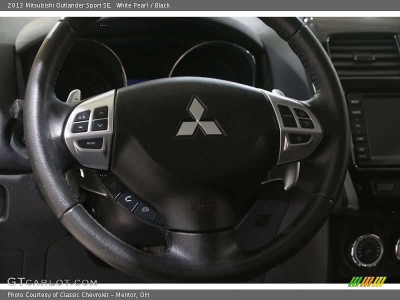 White Pearl / Black 2013 Mitsubishi Outlander Sport SE