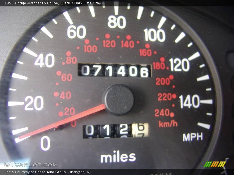 Black / Dark Slate Gray 1995 Dodge Avenger ES Coupe