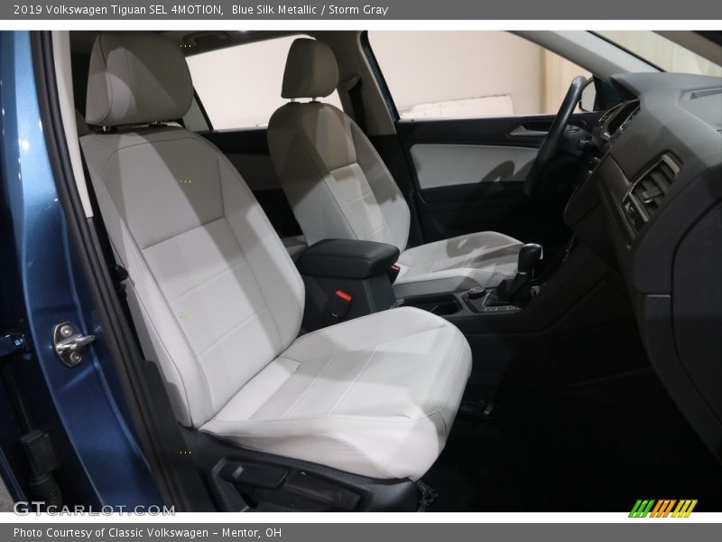 Blue Silk Metallic / Storm Gray 2019 Volkswagen Tiguan SEL 4MOTION