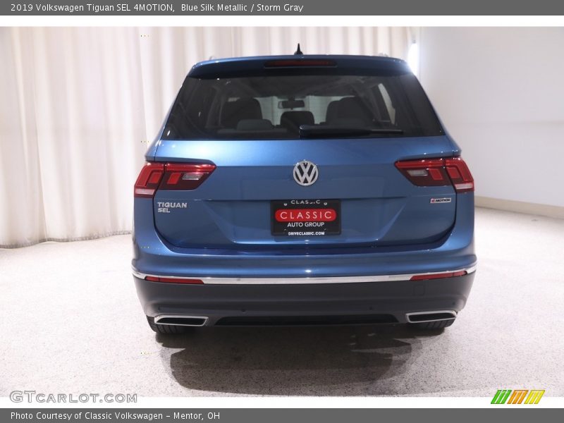 Blue Silk Metallic / Storm Gray 2019 Volkswagen Tiguan SEL 4MOTION