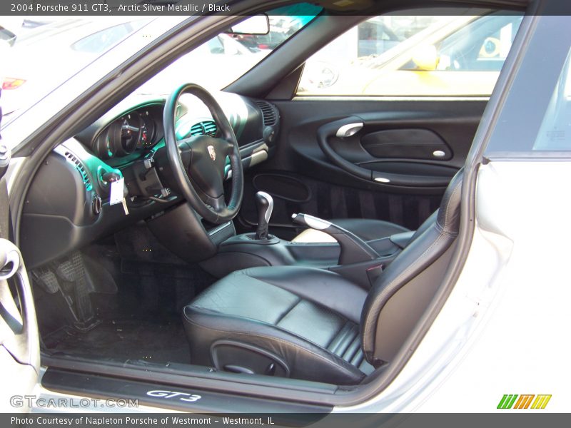 Arctic Silver Metallic / Black 2004 Porsche 911 GT3