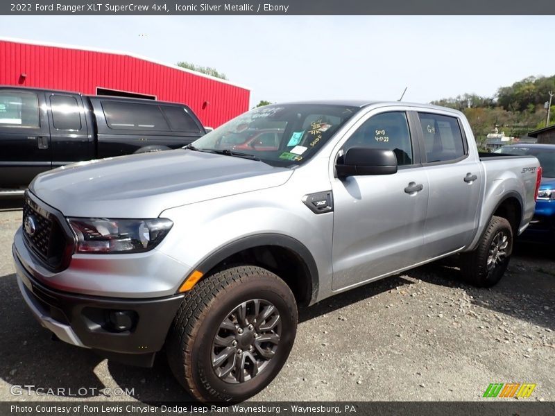 Iconic Silver Metallic / Ebony 2022 Ford Ranger XLT SuperCrew 4x4