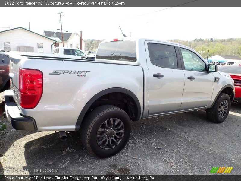 Iconic Silver Metallic / Ebony 2022 Ford Ranger XLT SuperCrew 4x4