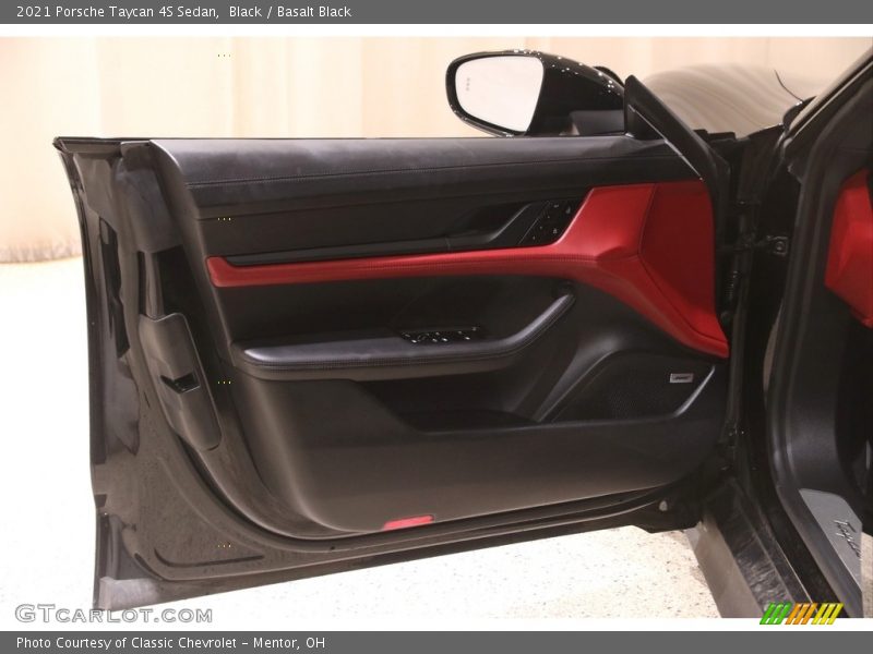 Door Panel of 2021 Taycan 4S Sedan