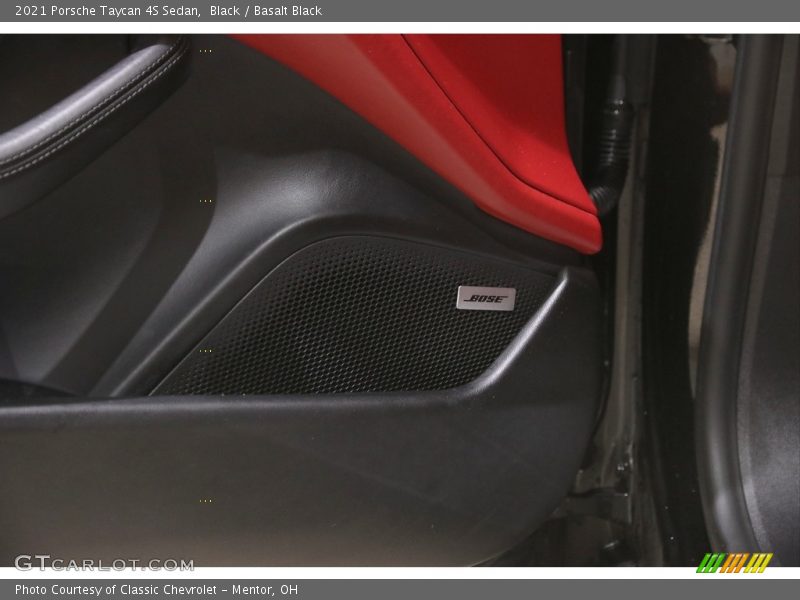 Black / Basalt Black 2021 Porsche Taycan 4S Sedan