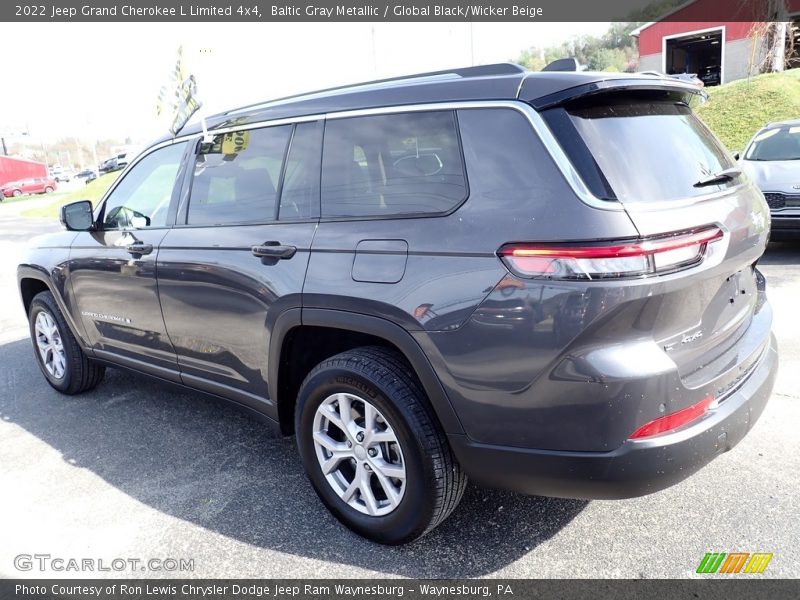 Baltic Gray Metallic / Global Black/Wicker Beige 2022 Jeep Grand Cherokee L Limited 4x4