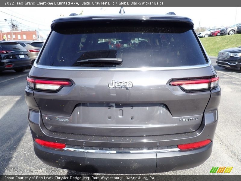 Baltic Gray Metallic / Global Black/Wicker Beige 2022 Jeep Grand Cherokee L Limited 4x4