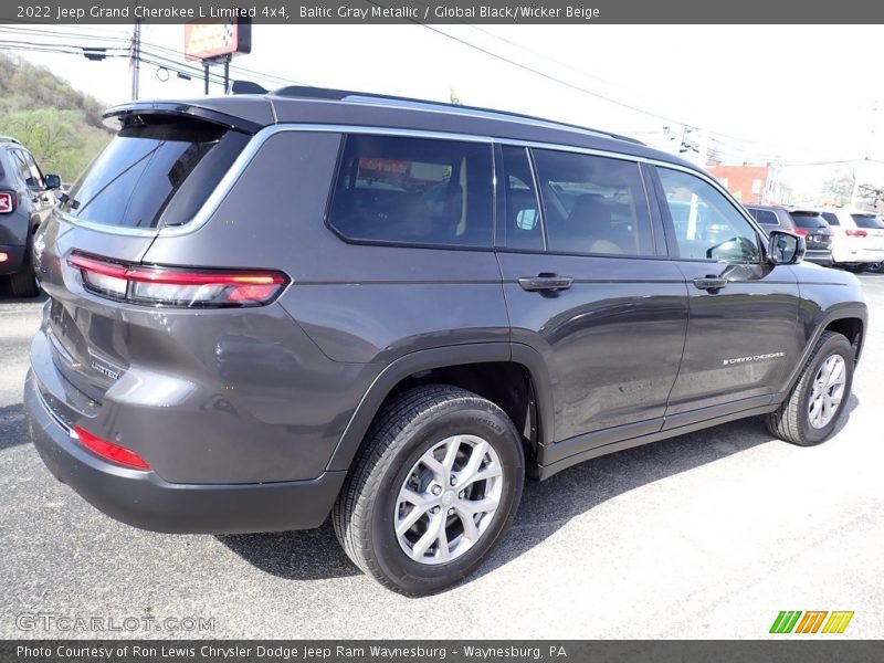 Baltic Gray Metallic / Global Black/Wicker Beige 2022 Jeep Grand Cherokee L Limited 4x4