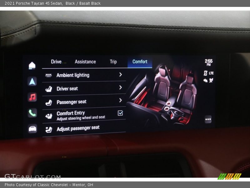 Black / Basalt Black 2021 Porsche Taycan 4S Sedan