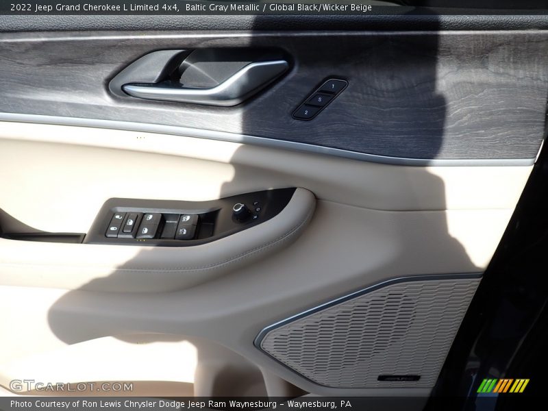 Baltic Gray Metallic / Global Black/Wicker Beige 2022 Jeep Grand Cherokee L Limited 4x4