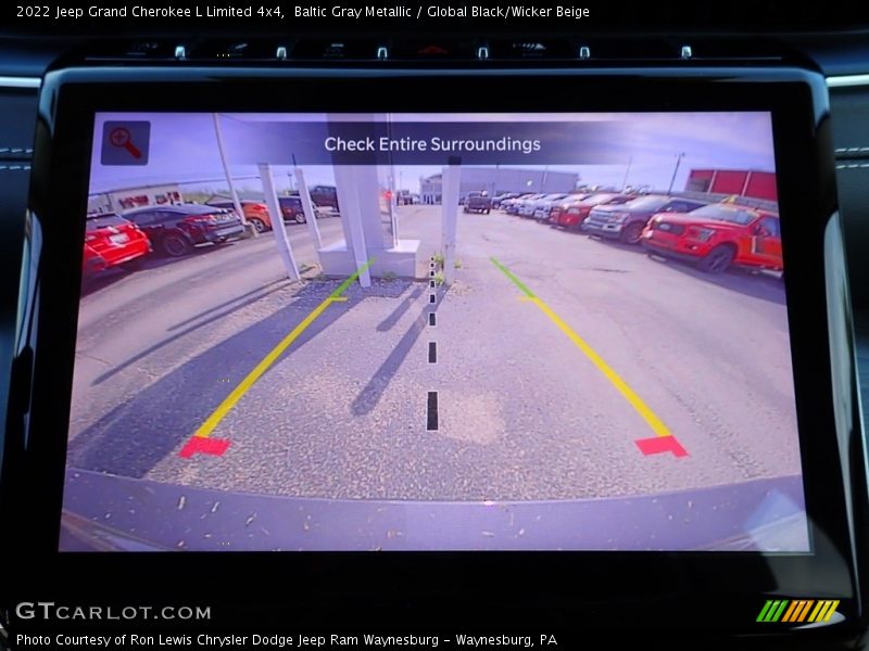 Baltic Gray Metallic / Global Black/Wicker Beige 2022 Jeep Grand Cherokee L Limited 4x4