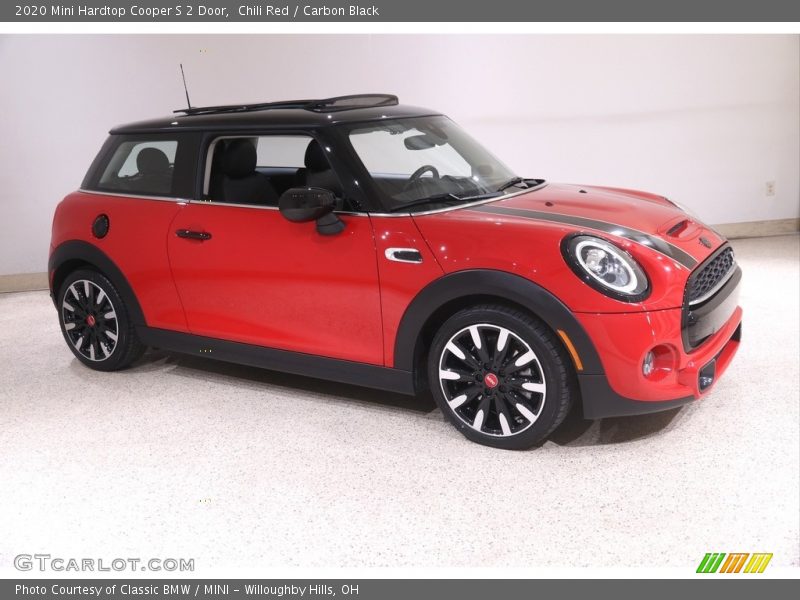 Chili Red / Carbon Black 2020 Mini Hardtop Cooper S 2 Door