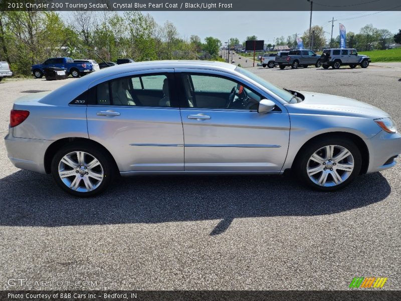 Crystal Blue Pearl Coat / Black/Light Frost 2012 Chrysler 200 Touring Sedan