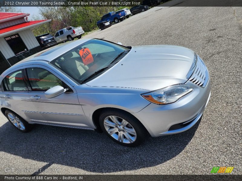 Crystal Blue Pearl Coat / Black/Light Frost 2012 Chrysler 200 Touring Sedan