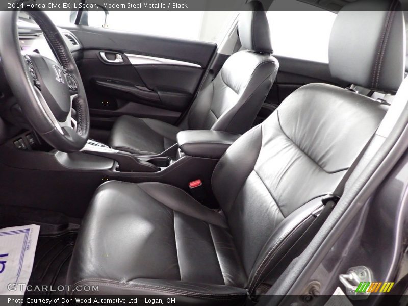 Front Seat of 2014 Civic EX-L Sedan