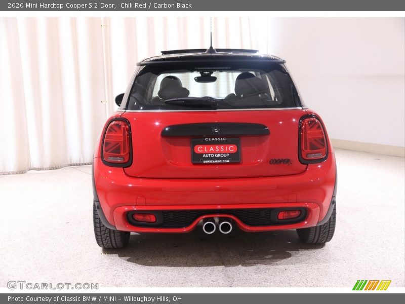 Chili Red / Carbon Black 2020 Mini Hardtop Cooper S 2 Door